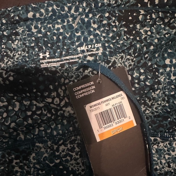 Under Armour Blue Patterned Leggings - Picture 2 of 4